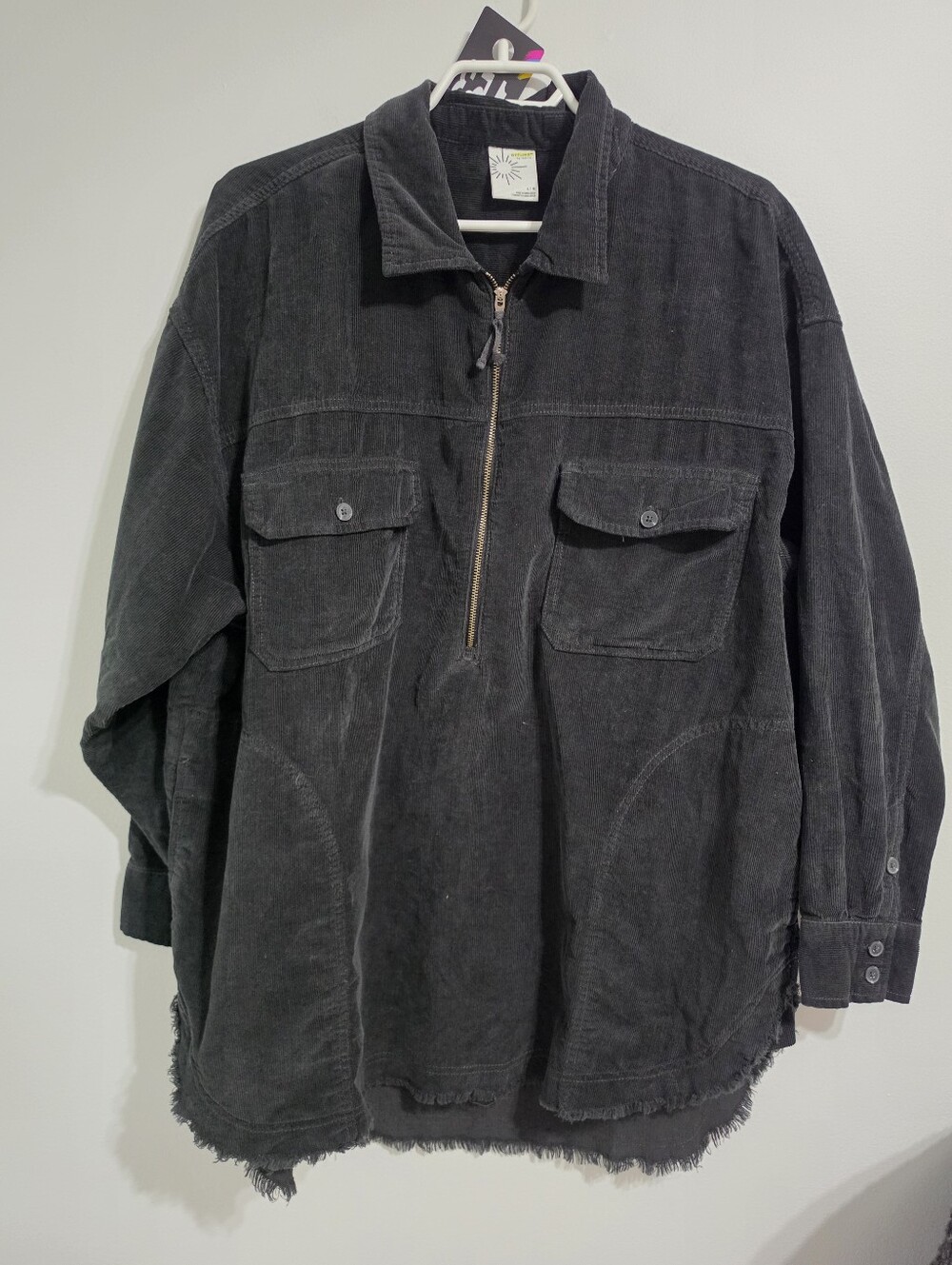 153. Aerie Utility Corduroy Half Zip Jacket